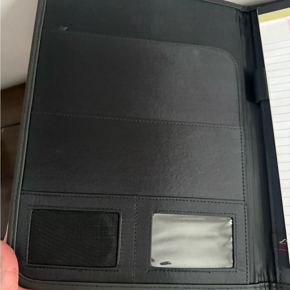 Black and White Striped Document Holder